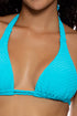 Luli Fama Beach Fuzz Triangle Halter Top
